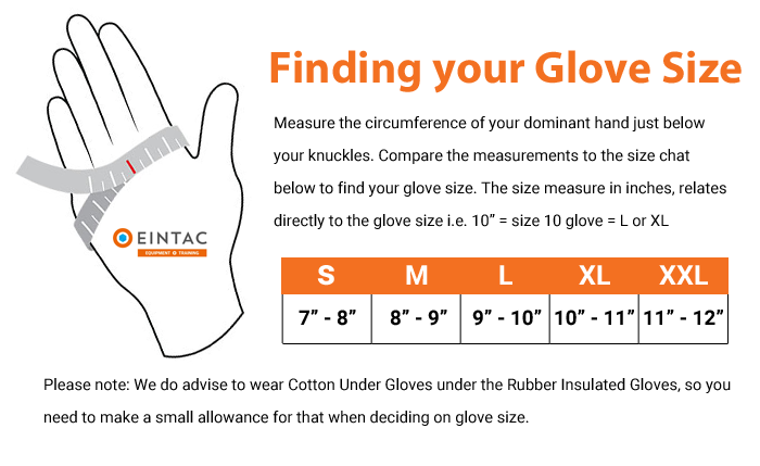 Salisbury Glove Size Chart